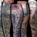 tattoo galleries/ - devil and skull half leg sleeve - 62265